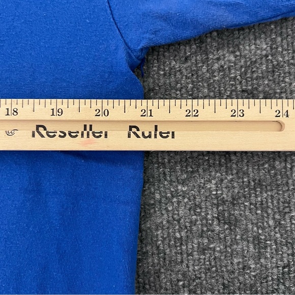 Imking Mens Large Blue Graphic Baseball I’m King Or Die We The Leaders Shirt - Picture 8 of 9